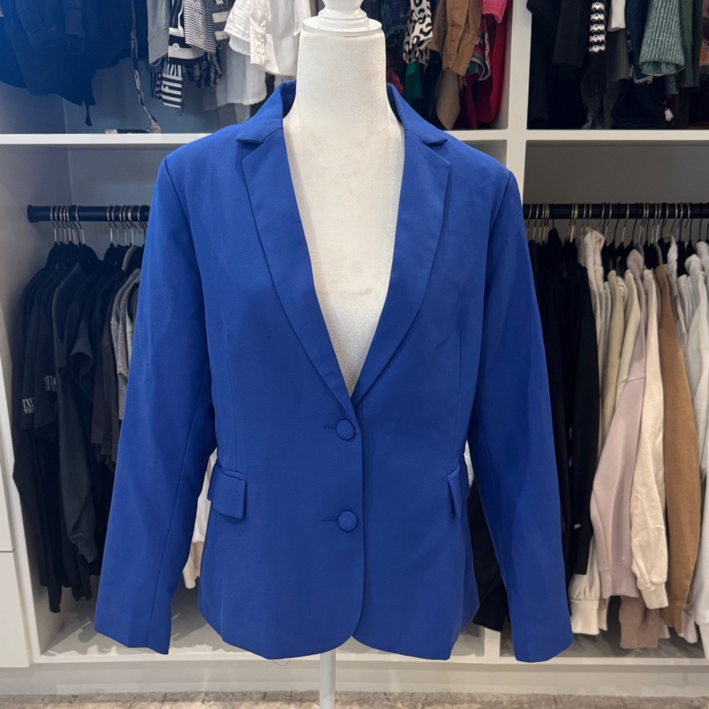 Women's Royal Blue Tailored Blazer